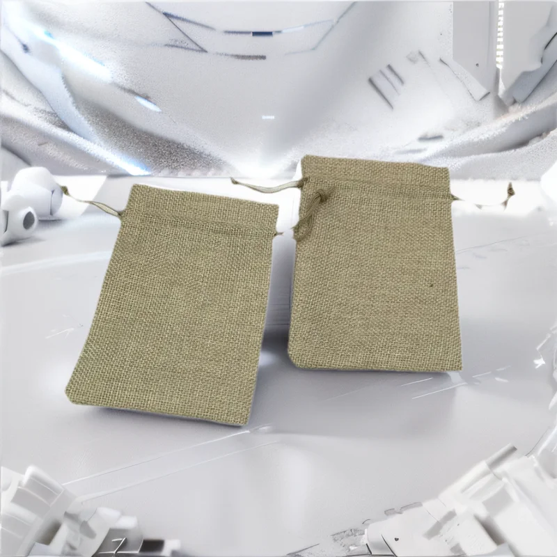 Jute Bag Packaging - Джутовые пакеты 10x14 см, 300 шт.,