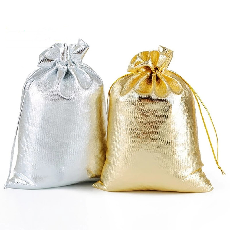 Jute Bag Packaging - 50 шт./партия, регулируемые мешки для ювелирных