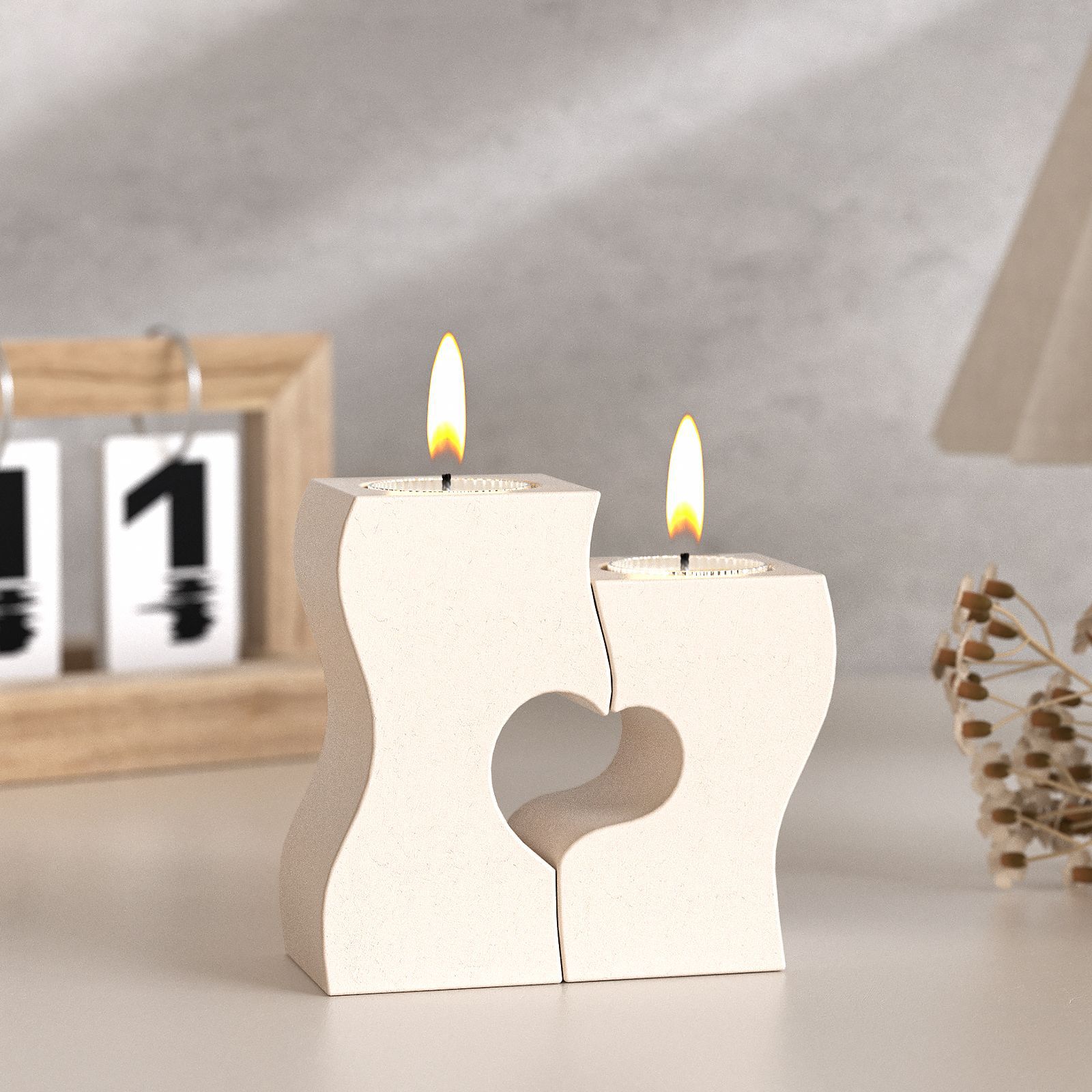 Candle Making Class - S сердце подсвечник силиконовые формы DIY