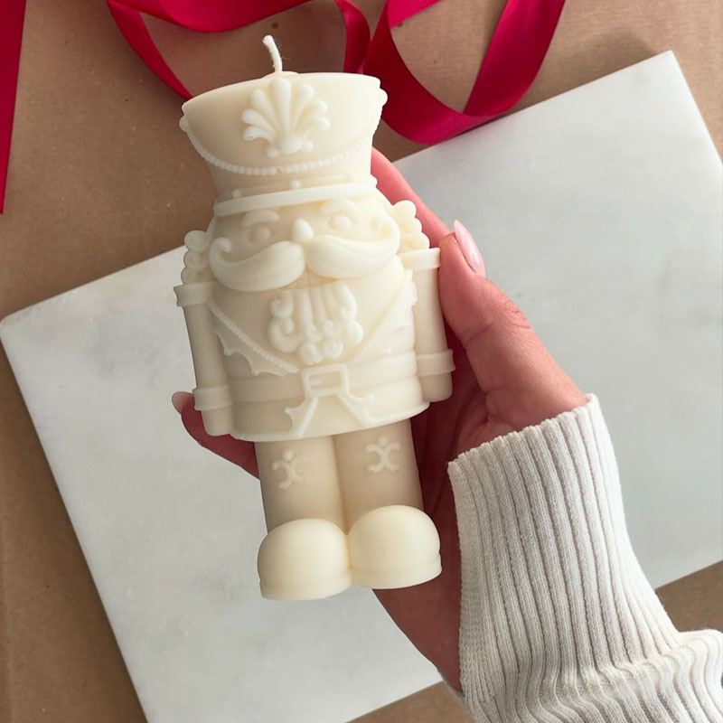 Candle Making Fat - Щелкунчики, солдатская форма для свечей, сделай