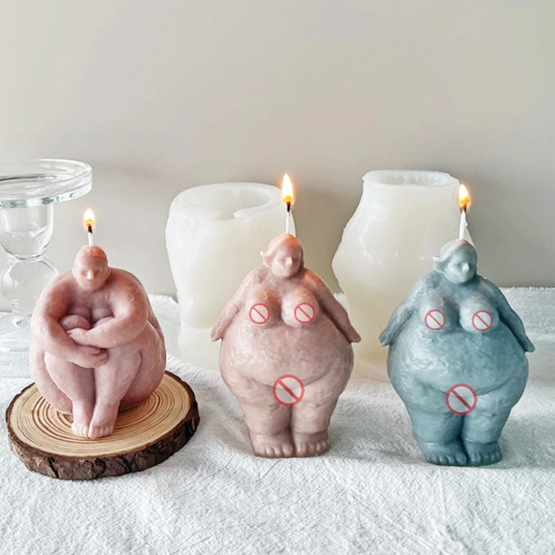 Абстрактная силиконовая форма  – обзор и цена Candle Making Fat