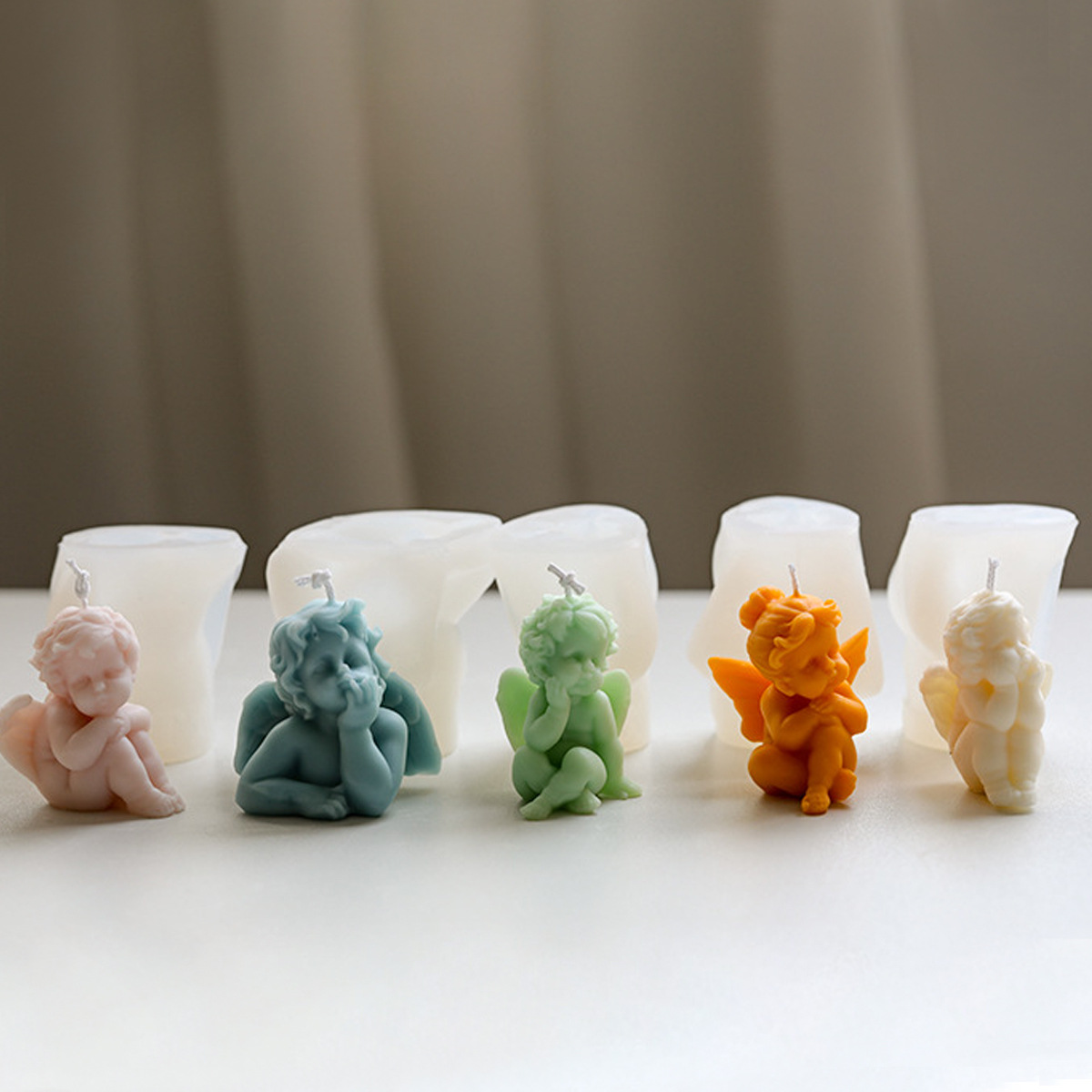 3D милый ангел детская свеча с – обзор и цена Candle Making For Kids