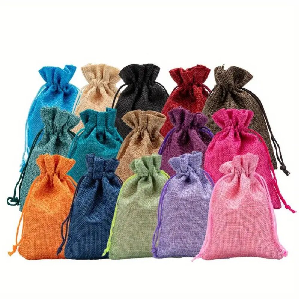 GiftsEden, 10 шт./40 шт., джут – обзор и цена Jute Bag Packaging