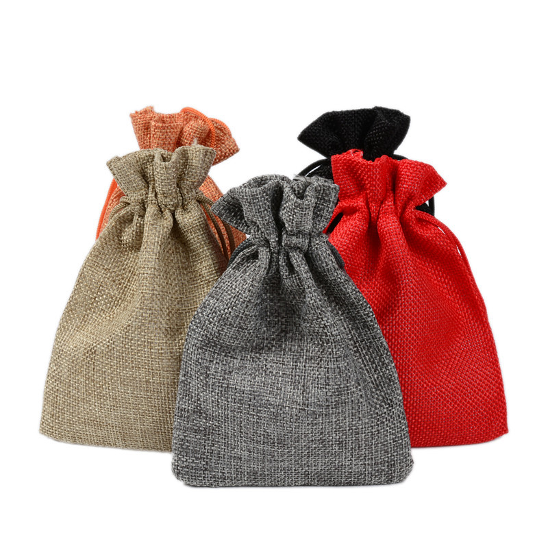 Горячая новинка: 50 шт. льняны – обзор и цена Jute Bag Packaging