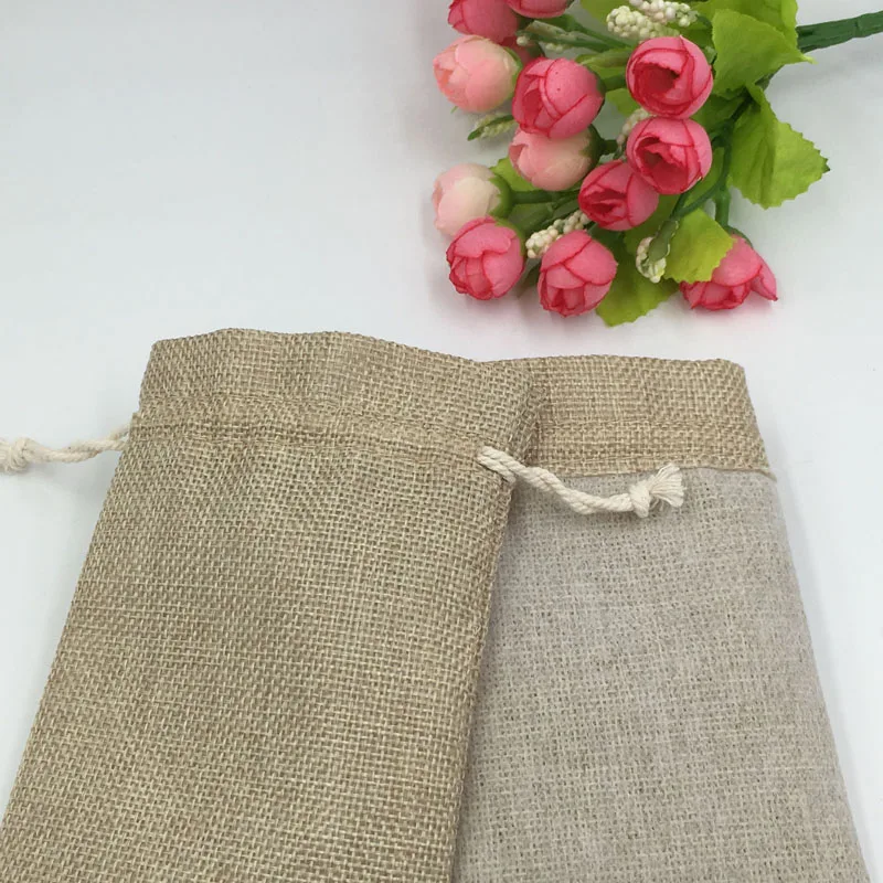 Джутовые пакеты 10x14 см, 300  – обзор и цена Jute Bag Packaging